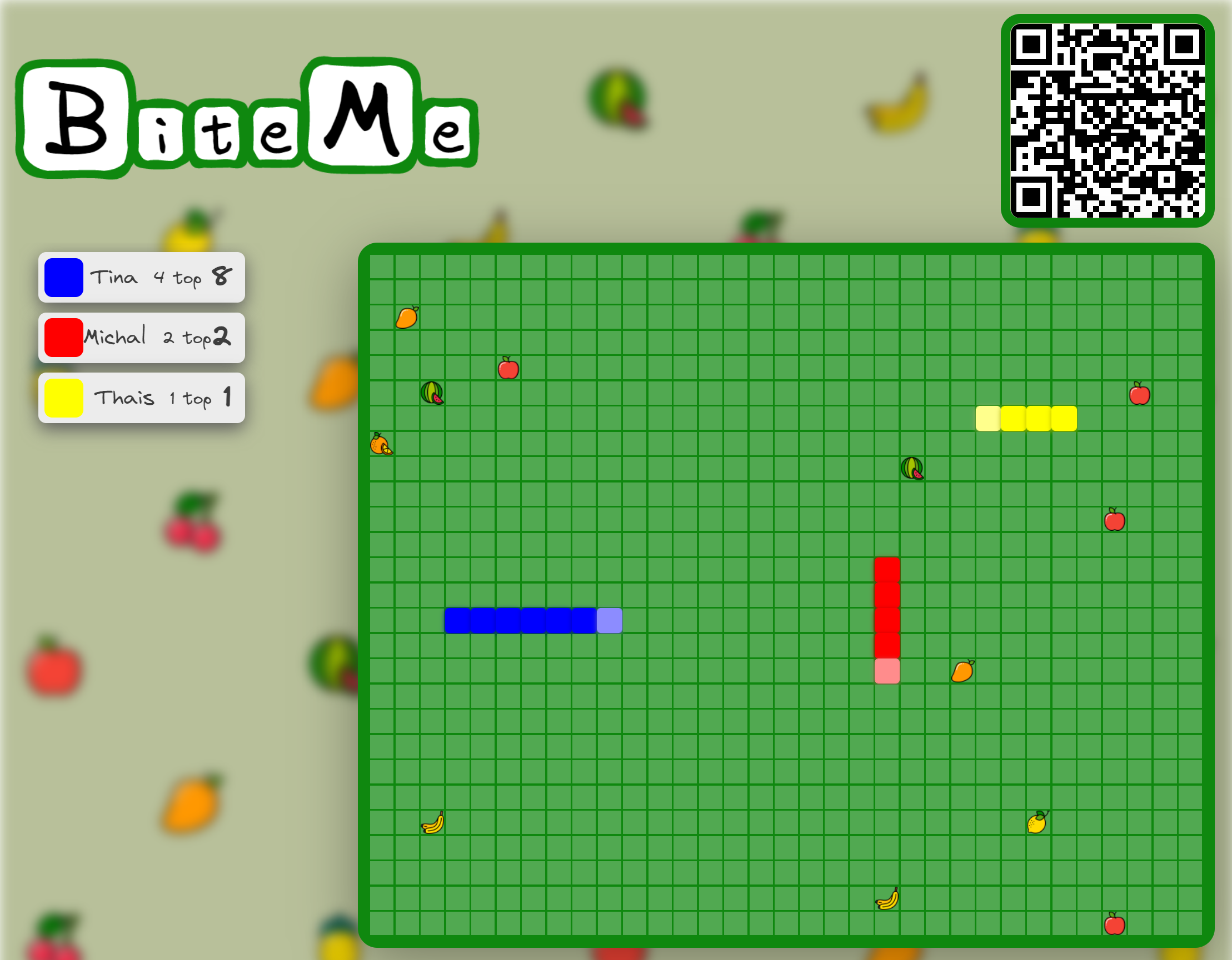 BiteMe - Online Multiplayer Snake